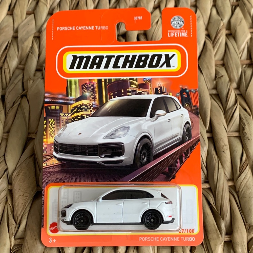 Porsche Cayenne Turbo SUV Matchbox German Car White Porsch MB1305 MBX 2024 New